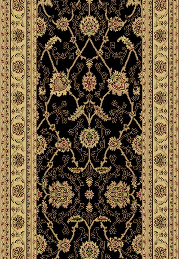 traditional green rug