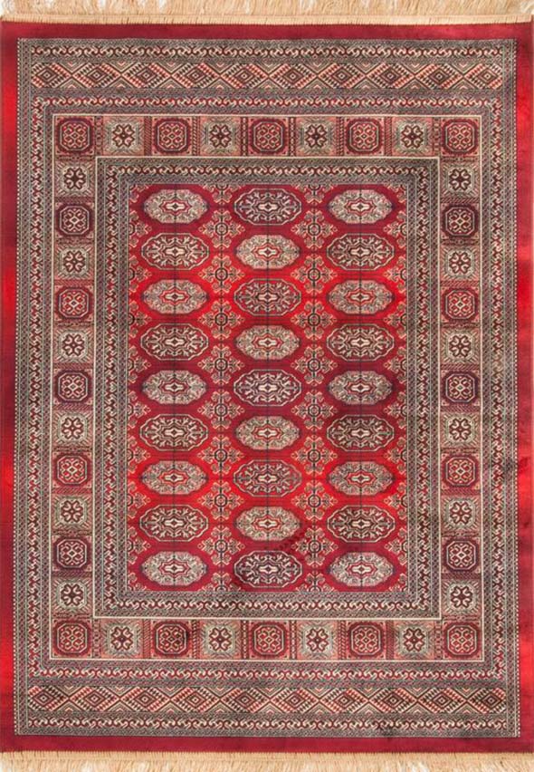 traditional green rug
