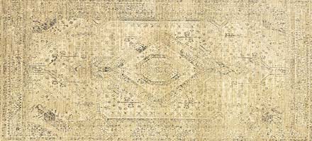 black and white rug